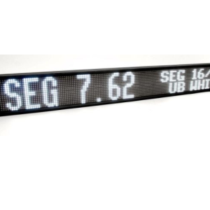 V LED Display Board AT16/160 WHITE SEG