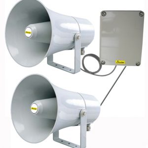 Wireless Outdoor Melody Horn Speaker Twin 110db