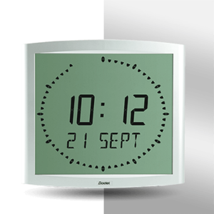Cristalys Ellipse LCD Clock