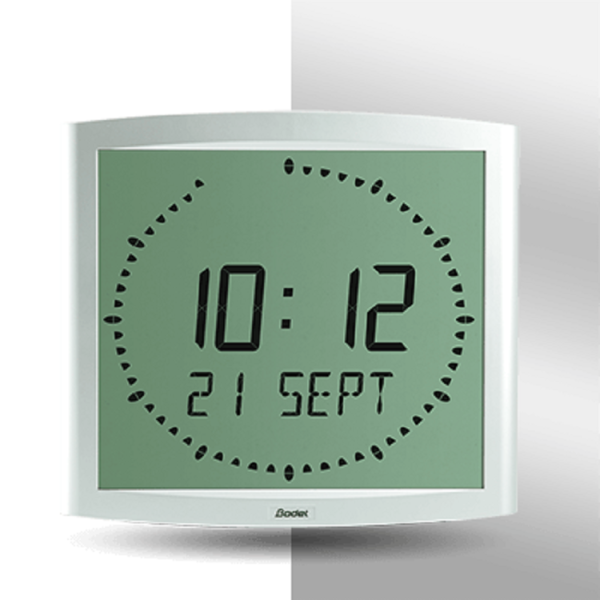 Cristalys Ellipse LCD Clock