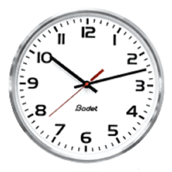 Bodet Profil 740 Indoor Metal Analogue Clock