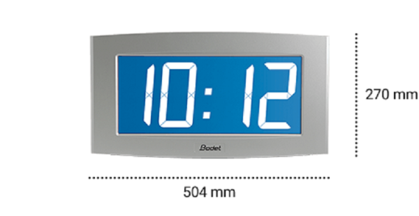 Bodet Opalys 14 Backlit LCD Clock