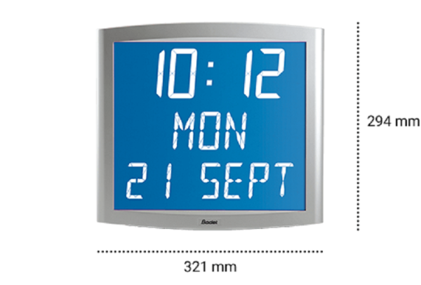 Bodet Opalys Date Backlit LCD Clocks