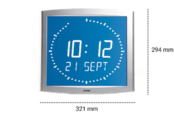 Bodet Opalys Ellipse Backlit LCD Clocks